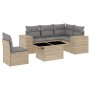 Juego de sofás jardín con cojines 6 pzas ratán sintético beige de , Conjuntos de jardín - Ref: Foro24-3269169, Precio: 439,62...