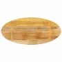 Tablero de mesa ovalado madera maciza de mango 80x40x3,8 cm by , Table tops - Ref: Foro24-370828, Price: 47,83 €, Discount: %