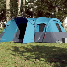 Tienda de campaña familiar túnel 16 personas impermeable azul de , Tiendas de campaña - Ref: Foro24-94708, Precio: 298,40 €, ...