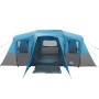 Tienda de campaña familiar túnel 16 personas impermeable azul de , Tiendas de campaña - Ref: Foro24-94708, Precio: 298,40 €, ...