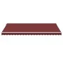 Automatische Markise mit LED-Lichtern in Bordeauxrot, 500x300 cm. von , Markisen - Ref: Foro24-3214979, Preis: 665,39 €, Raba...