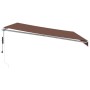Toldo retráctil automático con luces LED marrón 450x300 cm de , Toldos - Ref: Foro24-3215382, Precio: 614,67 €, Descuento: %