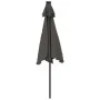Sombrilla jardín con LEDs poste acero antracita 225x225x212 cm de , Sombrillas - Ref: Foro24-4005068, Precio: 72,39 €, Descue...