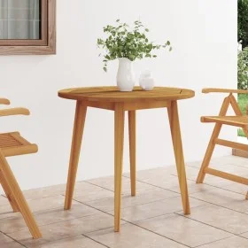 Mesa de jardín madera maciza de acacia Ø85x75 cm de vidaXL, Mesas de jardín - Ref: Foro24-310299, Precio: 126,38 €, Descuento: %