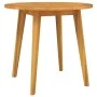 Mesa de jardín madera maciza de acacia Ø85x75 cm de vidaXL, Mesas de jardín - Ref: Foro24-310299, Precio: 126,38 €, Descuento: %