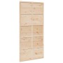 Puerta de granero madera maciza de pino 100x208 cm de , Puertas - Ref: Foro24-850638, Precio: 94,46 €, Descuento: %