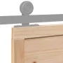 Puerta de granero madera maciza de pino 100x208 cm by , Doors - Ref: Foro24-850638, Price: 93,23 €, Discount: %