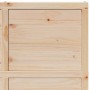 Puerta de granero madera maciza de pino 100x208 cm de , Puertas - Ref: Foro24-850638, Precio: 94,46 €, Descuento: %