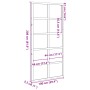 Puerta de granero madera maciza de pino 100x208 cm de , Puertas - Ref: Foro24-850638, Precio: 94,46 €, Descuento: %