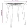 Mesa de jardín madera maciza de acacia Ø85x75 cm de vidaXL, Mesas de jardín - Ref: Foro24-310299, Precio: 126,38 €, Descuento: %
