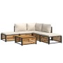 Set de sofás de jardín con cojines 6 pzas madera maciza acacia de , Conjuntos de jardín - Ref: Foro24-3214905, Precio: 670,18...