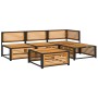Set de sofás de jardín con cojines 5 pzas madera maciza acacia de , Conjuntos de jardín - Ref: Foro24-3214907, Precio: 568,86...