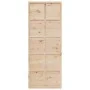 Puerta de granero madera maciza de pino 80x208 cm de , Puertas - Ref: Foro24-850644, Precio: 84,46 €, Descuento: %
