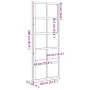 Puerta de granero madera maciza de pino 80x208 cm de , Puertas - Ref: Foro24-850644, Precio: 84,46 €, Descuento: %
