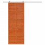 Puerta de granero madera maciza pino marrón miel 80x208 cm de , Puertas - Ref: Foro24-850646, Precio: 98,91 €, Descuento: %