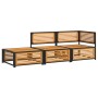 Set de sofás de jardín con cojines 3 pzas madera maciza acacia de , Conjuntos de jardín - Ref: Foro24-3214932, Precio: 371,49...