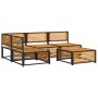 Set de sofás de jardín con cojines 5 pzas madera maciza acacia de , Conjuntos de jardín - Ref: Foro24-3214930, Precio: 591,54...