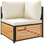 Set de sofás de jardín con cojines 5 pzas madera maciza acacia de , Conjuntos de jardín - Ref: Foro24-3214930, Precio: 591,54...