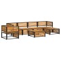 Set de sofás de jardín con cojines 7 pzas madera maciza acacia de , Conjuntos de jardín - Ref: Foro24-3214882, Precio: 945,54...