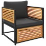 Set de sofás de jardín con cojines 7 pzas madera maciza acacia de , Conjuntos de jardín - Ref: Foro24-3214882, Precio: 945,54...