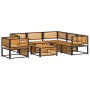Set de sofás de jardín con cojines 7 pzas madera maciza acacia de , Conjuntos de jardín - Ref: Foro24-3214913, Precio: 951,96...