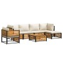 Set de sofás de jardín con cojines 7 pzas madera maciza acacia de , Conjuntos de jardín - Ref: Foro24-3214911, Precio: 923,02...