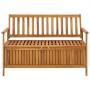 Banco de almacenaje de jardín madera de acacia maciza 120 cm de vidaXL, Bancos de jardín - Ref: Foro24-310279, Precio: 167,14...
