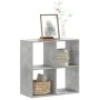 Estantería madera de ingeniería gris hormigón 68,5x32x68,5 cm de , Librerías y estanterías - Ref: Foro24-852828, Precio: 40,0...
