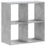 Estantería madera de ingeniería gris hormigón 68,5x32x68,5 cm de , Librerías y estanterías - Ref: Foro24-852828, Precio: 40,0...