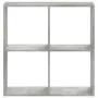Estantería madera de ingeniería gris hormigón 68,5x32x68,5 cm de , Librerías y estanterías - Ref: Foro24-852828, Precio: 40,0...