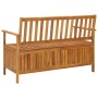 Banco de almacenaje de jardín madera de acacia maciza 120 cm de vidaXL, Bancos de jardín - Ref: Foro24-310279, Precio: 167,14...