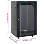 Rack de servidores patas giratorias 18U 19" IP20 60x60x100 cm de , Sistemas de almacenamiento de red - Ref: Foro24-30266, Pre...