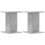 Soportes altavoces 2 uds madera gris hormigón 30x30x40 cm de , Soportes para altavoces - Ref: Foro24-852648, Precio: 42,17 €,...