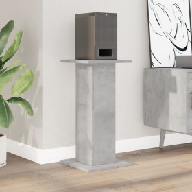 Soportes altavoces 2 uds madera gris hormigón 30x30x60 cm de , Soportes para altavoces - Ref: Foro24-852657, Precio: 54,17 €,...