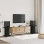 Soportes altavoces 2 uds madera ingeniería negro 30x30x60 cm de , Soportes para altavoces - Ref: Foro24-852655, Precio: 58,59...