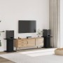 Soportes altavoces 2 uds madera ingeniería negro 30x30x60 cm de , Soportes para altavoces - Ref: Foro24-852655, Precio: 59,70...