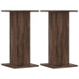 Soportes altavoces 2 uds madera marrón roble 30x30x60 cm de , Soportes para altavoces - Ref: Foro24-852660, Precio: 55,62 €, ...