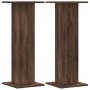 Soportes altavoces 2 uds madera marrón roble 30x30x80 cm de , Soportes para altavoces - Ref: Foro24-852669, Precio: 71,90 €, ...