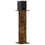 Soportes altavoces 2 uds madera roble ahumado 30x30x95 cm de , Soportes para altavoces - Ref: Foro24-852676, Precio: 73,91 €,...