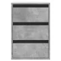 Cajonera de esquina madera ingeniería gris hormigón 40x41x58 cm by , Drawers - Ref: Foro24-852837, Price: 73,83 €, Discount: %