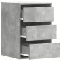 Cajonera de esquina madera ingeniería gris hormigón 40x41x58 cm by , Drawers - Ref: Foro24-852837, Price: 73,83 €, Discount: %