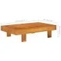 Muebles de jardín 2 pzas cojines blanco crema madera de acacia de vidaXL, Sofás modulares de exterior - Ref: Foro24-310636, P...