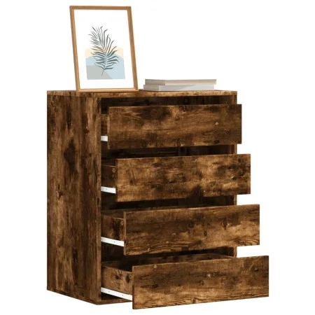 Cajonera de esquina madera de ingeniería envejecido 60x41x76 cm de , Cajoneras - Ref: Foro24-852877, Precio: 109,37 €, Descue...