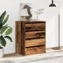 Cajonera de esquina madera de ingeniería envejecido 60x41x76 cm de , Cajoneras - Ref: Foro24-852877, Precio: 109,37 €, Descue...