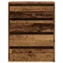 Cajonera de esquina madera de ingeniería envejecido 60x41x76 cm de , Cajoneras - Ref: Foro24-852877, Precio: 109,37 €, Descue...