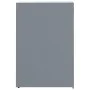 Cobertizo de 3 contenedores de basura acero gris 207x79x117 cm de , Soportes para contenedores de residuos - Ref: Foro24-3279...