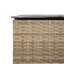 Taburetes de cocina con cojines 2 uds ratán sintético beige de , Sillas de jardín - Ref: Foro24-368320, Precio: 94,05 €, Desc...