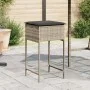Taburetes de cocina y cojines 2 uds ratán sintético gris claro de , Sillas de jardín - Ref: Foro24-368322, Precio: 92,41 €, D...