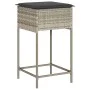 Taburetes de cocina y cojines 2 uds ratán sintético gris claro de , Sillas de jardín - Ref: Foro24-368322, Precio: 92,41 €, D...