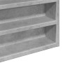 Vitrina de madera de ingeniería gris hormigón 100x8,5x50 cm de , Estantes y estanterías - Ref: Foro24-847950, Precio: 35,59 €...